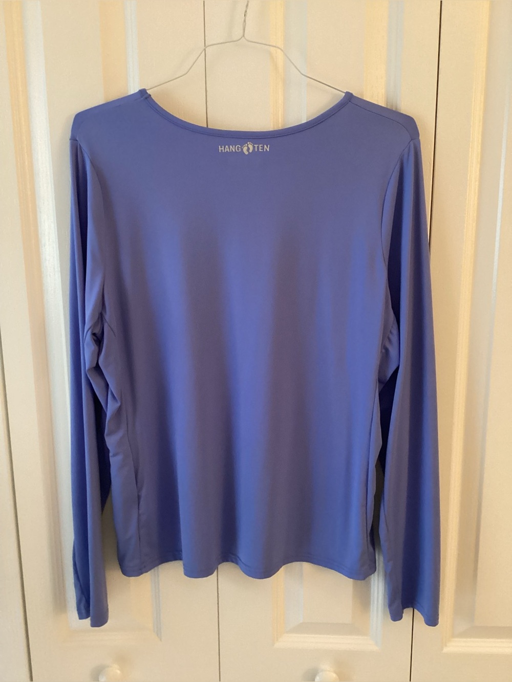 Hang Ten Women’s Long Sleeve Active Top — Periwinkle
